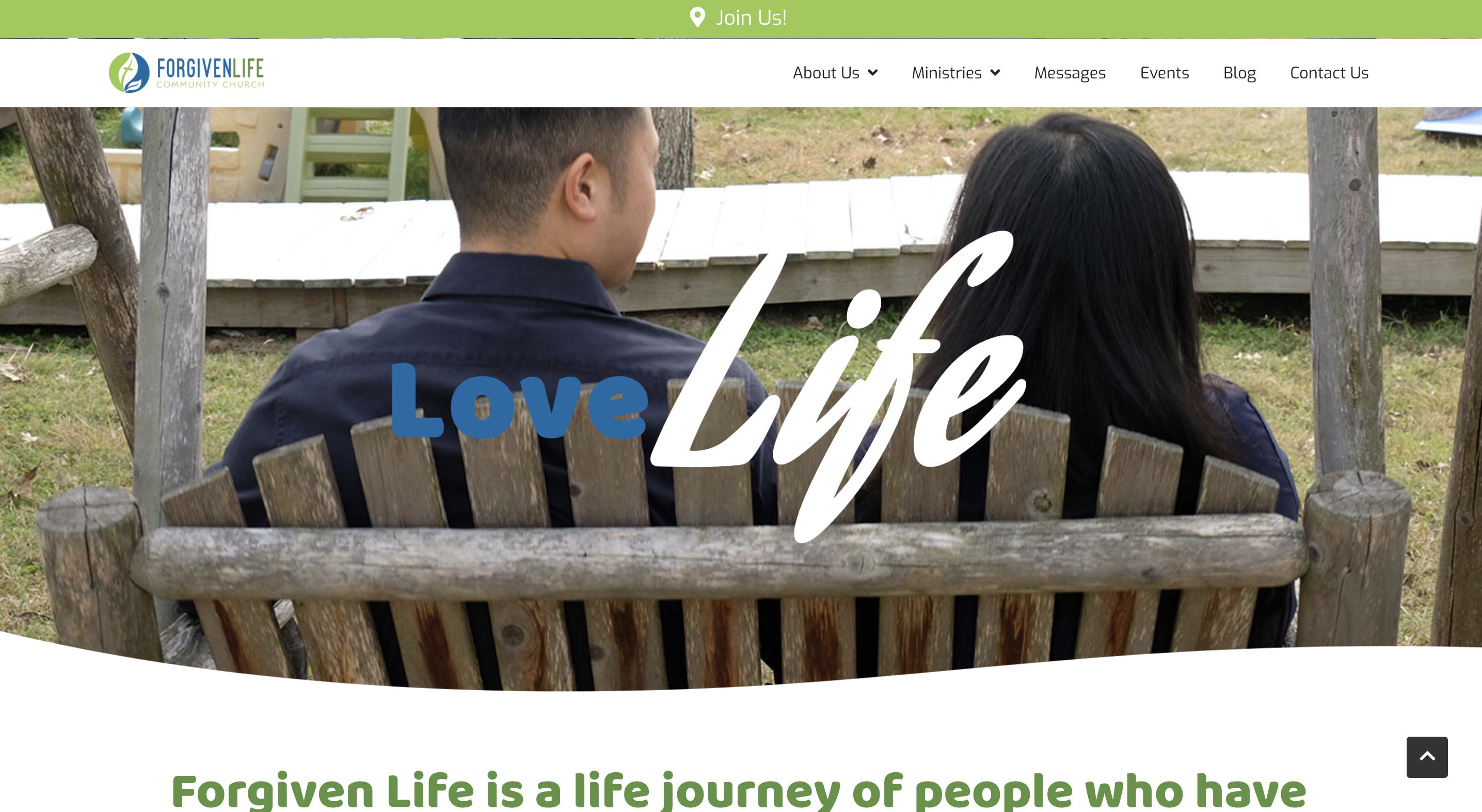 Forgiven Life Church Homepage Slide 4