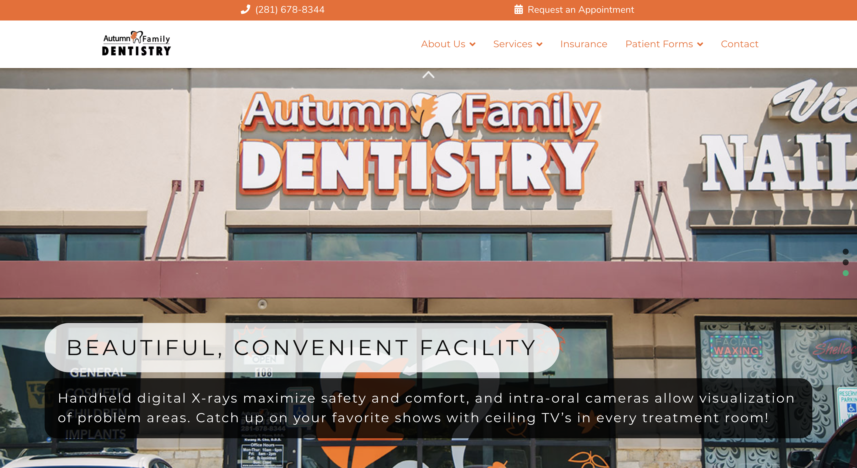 autumn family dentist homepage slide 3