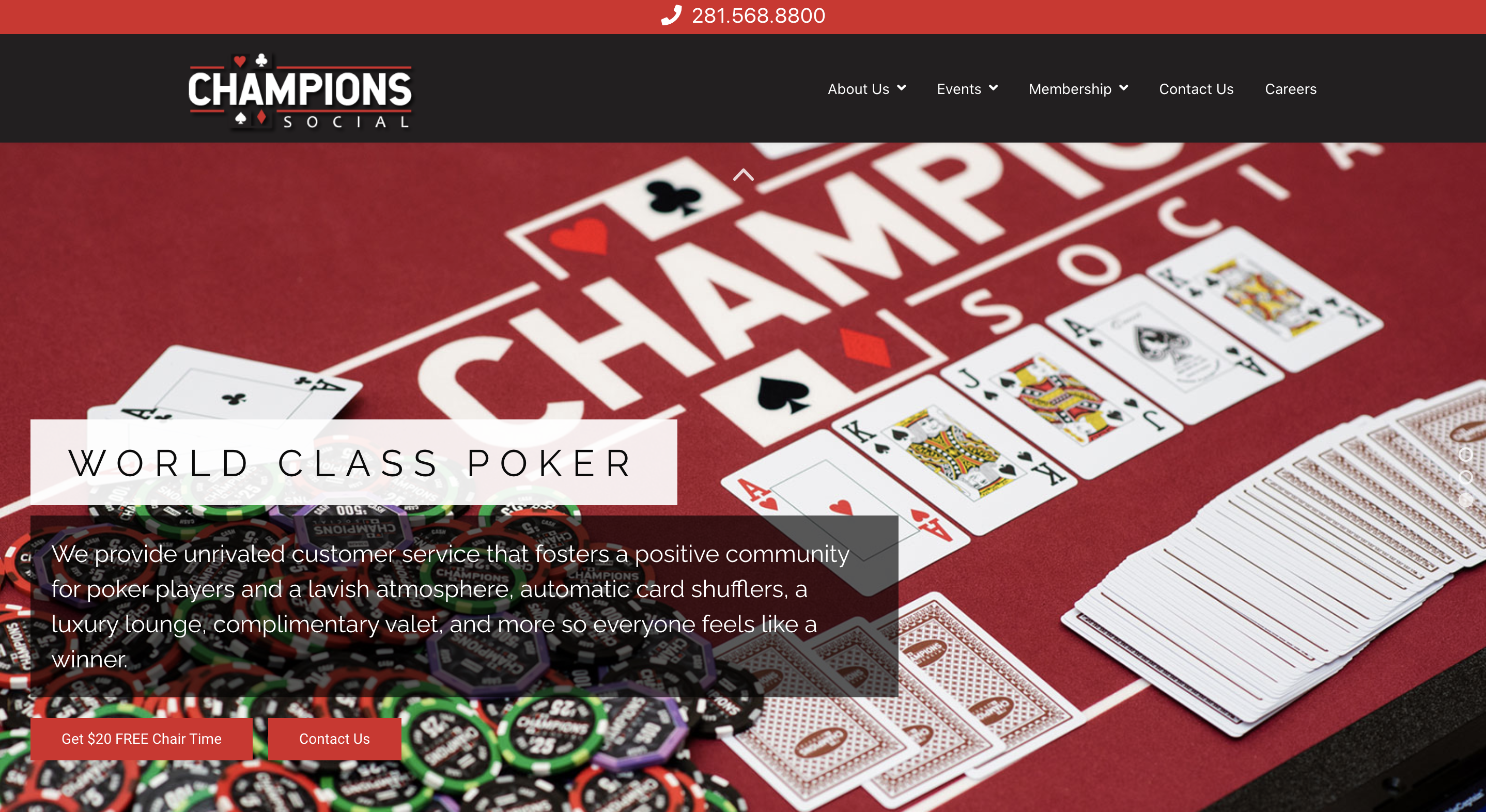Champions Social Houston Poker Room Slide 3