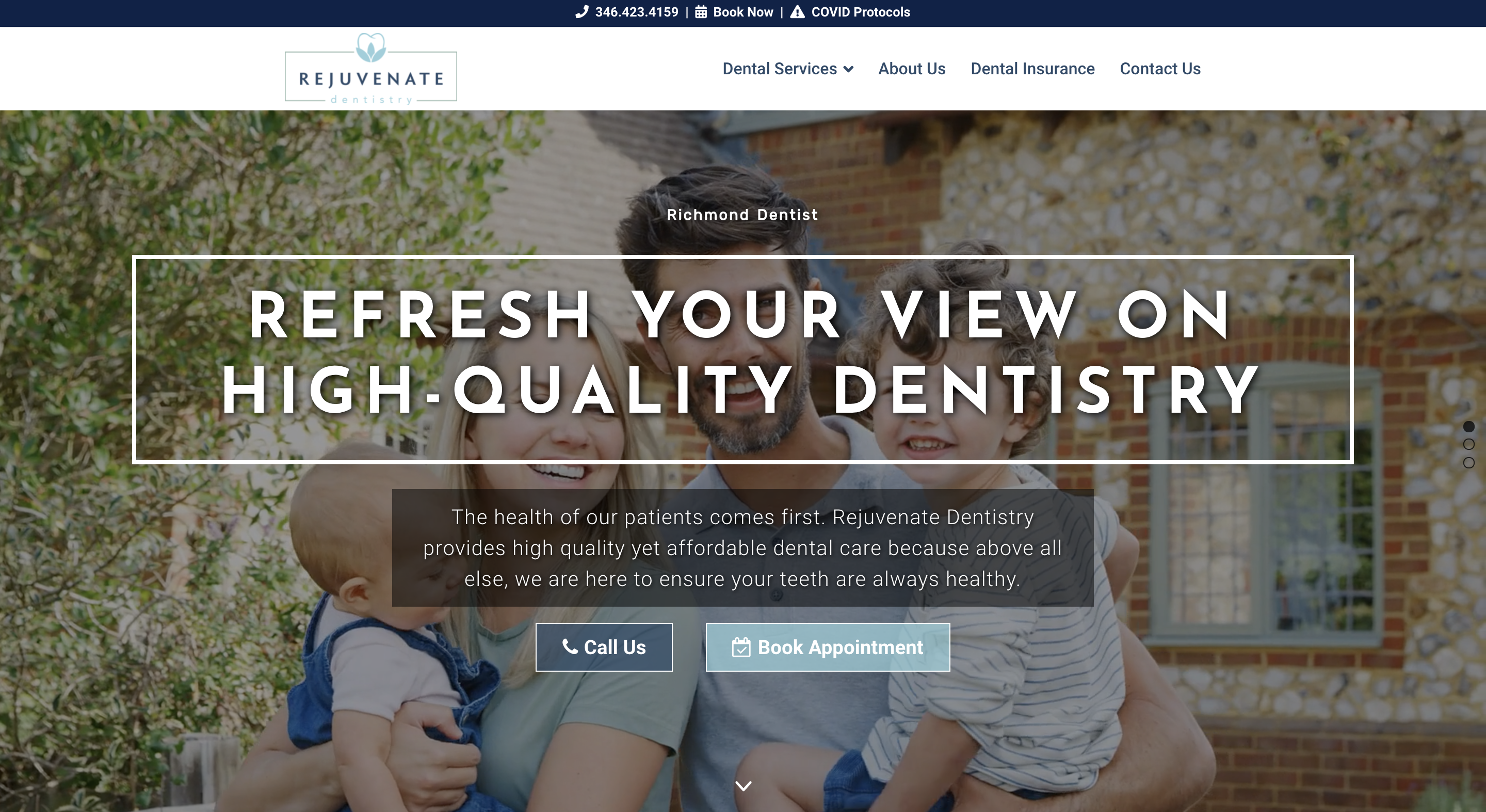 Rejuvenate Dentistry Homepage Slide 1