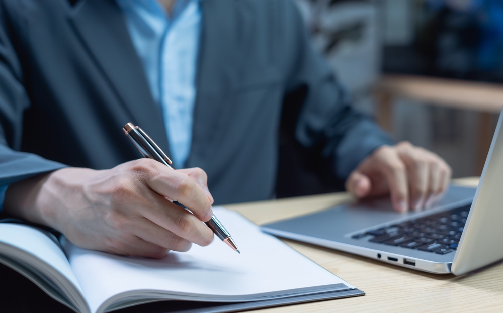 Marketing businessman