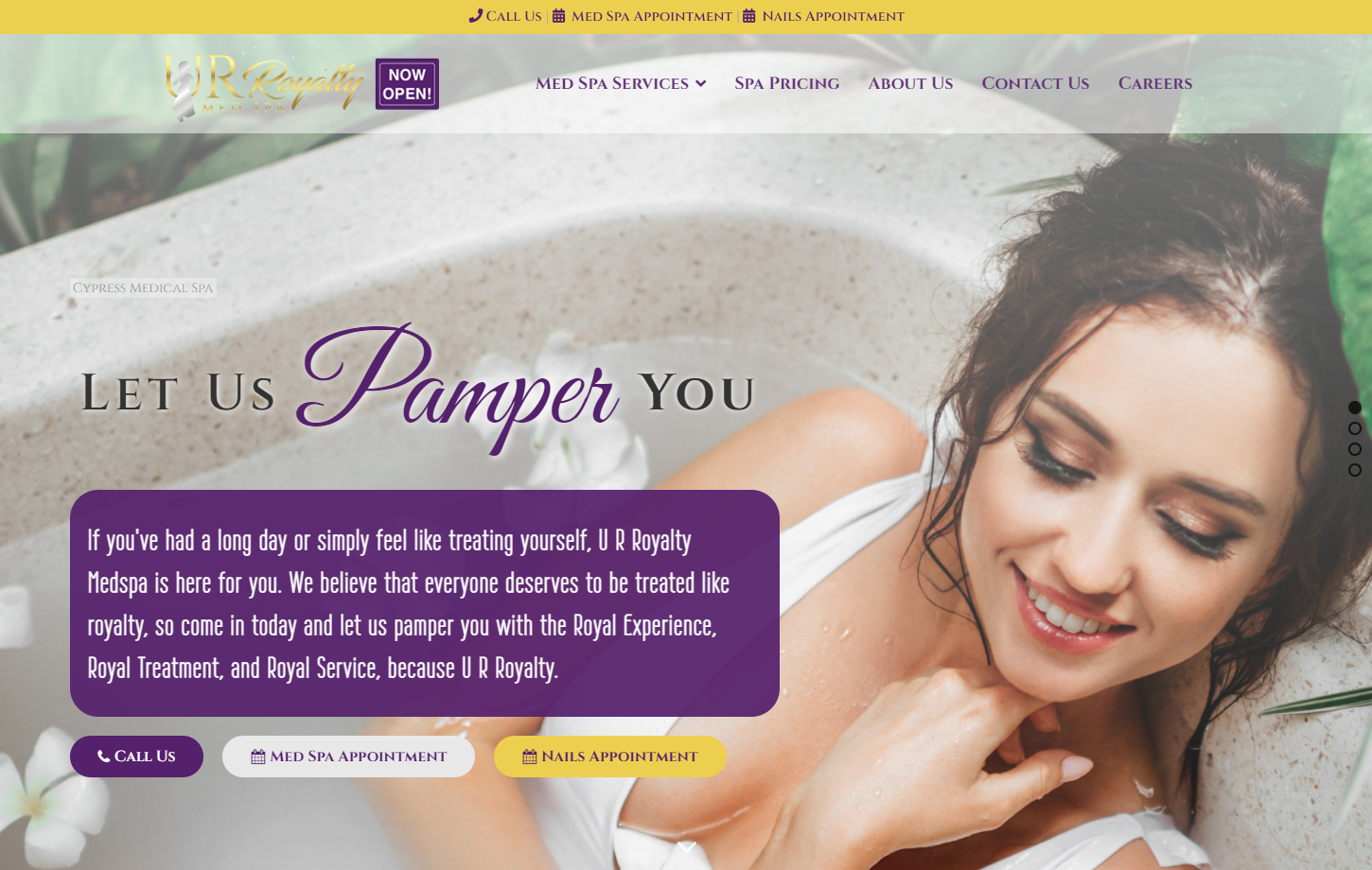 UR Royalty is a Cypress, Texas-based beauty salon and med spa that offers nail services, grooming, body sculpting, botox, dermal fillers, and more.