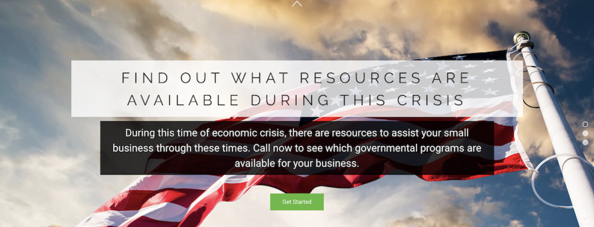 Estek International COVID-19 Loan Assistance Homepage