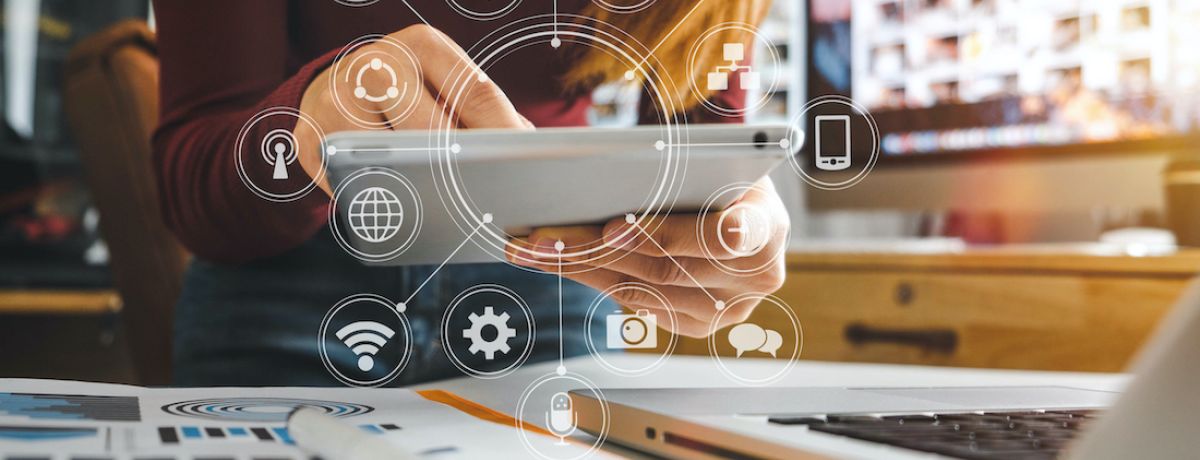 Digital marketing diagram with SEO, social media, website design, and branding