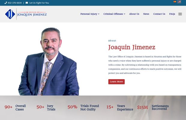 Joaquin Jimenez is a personal injury lawyer and criminal defense attorney based in Houston that is the voice of those who need a fighting chance.