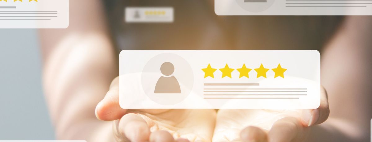 A graphic of client testimonials for Houston marketing