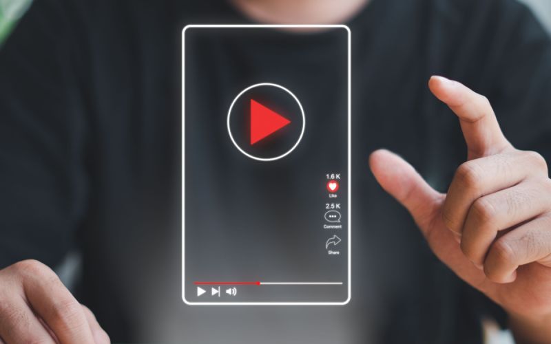 A graphic of video marketing