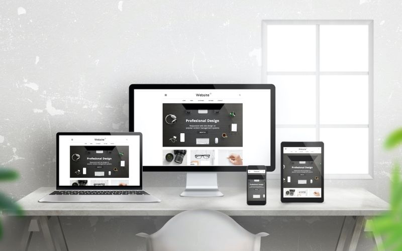 Web design for desktop, laptop, mobile, and tablet