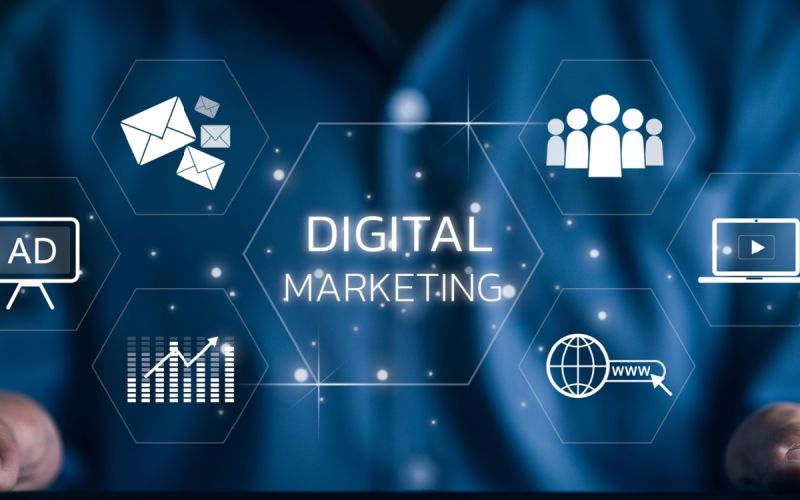 A graphic on Austin digital marketing