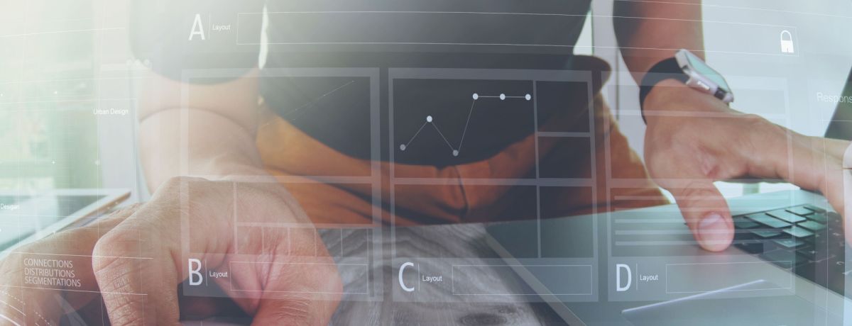 A Houston web designer at work