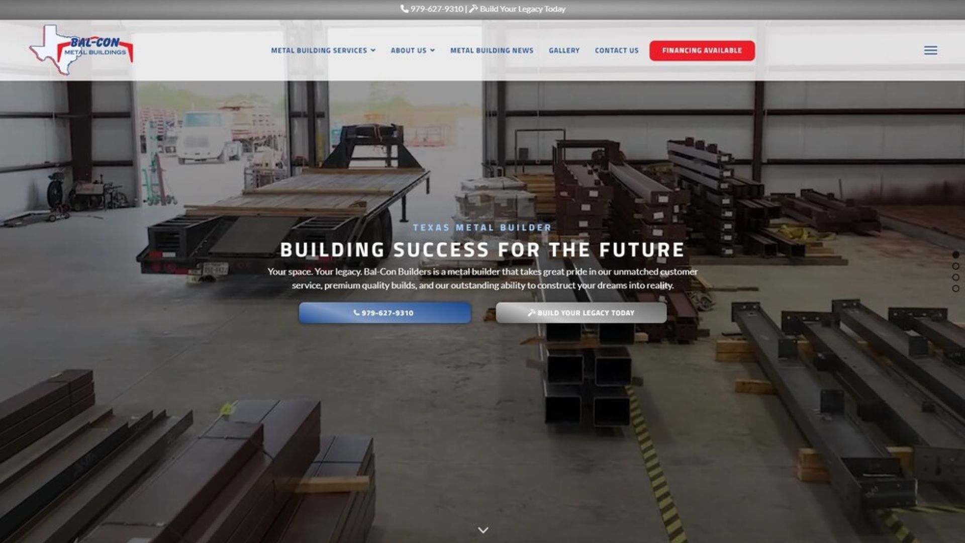 Bal-Con Builders is a Texas metal building company that serves both residential and commercial clients for all their metal construction needs.