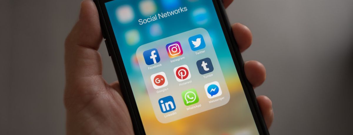 social media apps on a smart mobile phone