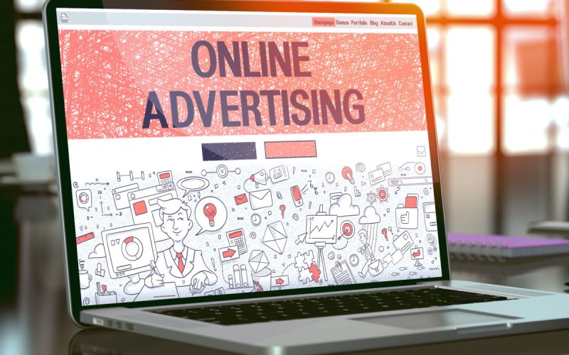 Houston digital marketing expert prepares online advertisements for their clients.