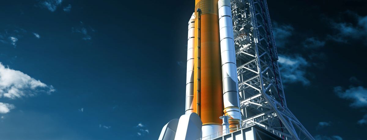 Phase I: IGNITE of your Houston marketing strategy symbolized by rocket on launch pad.