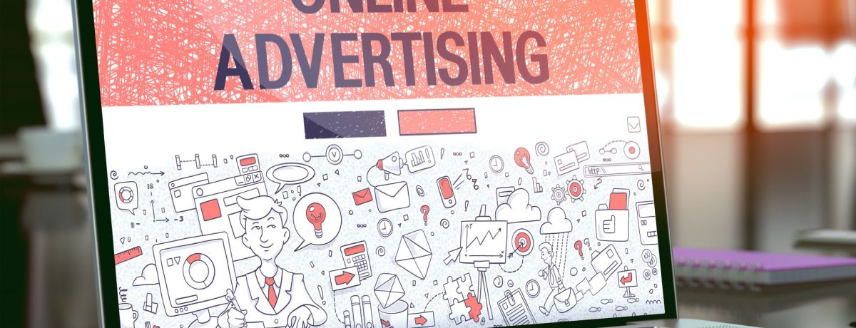 Houston digital marketing expert prepares online advertisements for their clients.