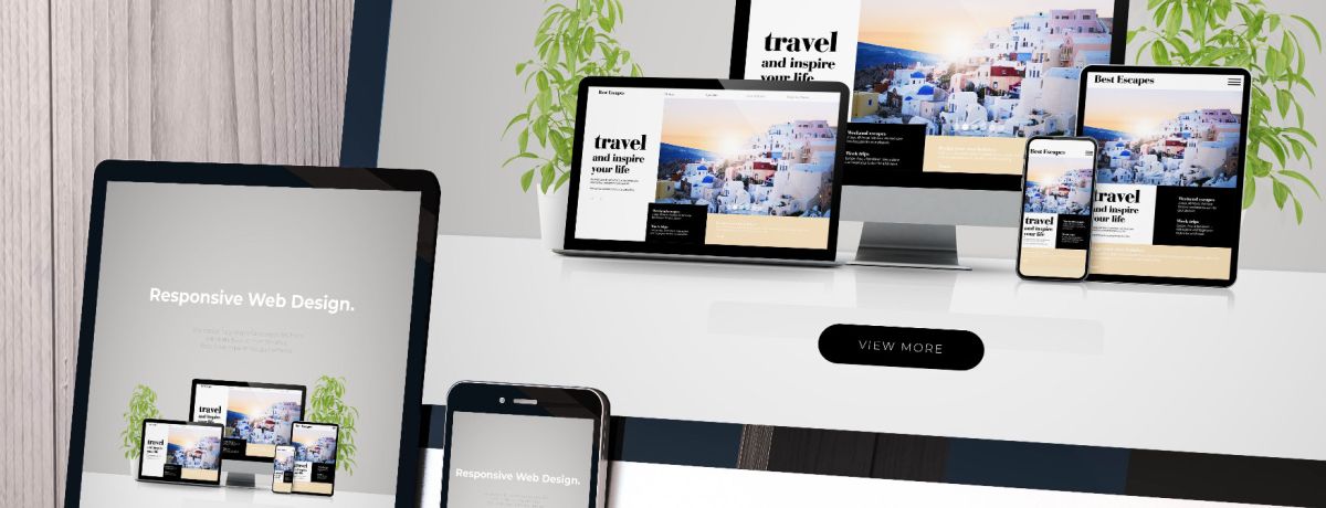 Modern Houston web design optimized for desktop and mobile access.