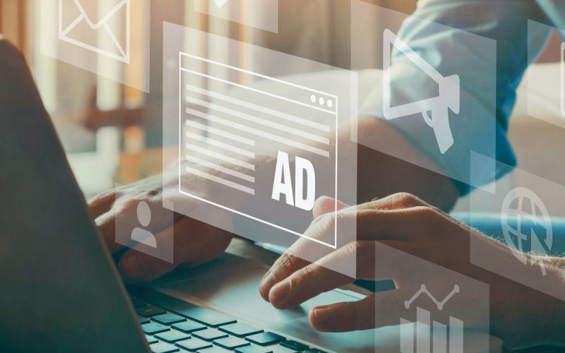 web user seeing Google Ads while browsing