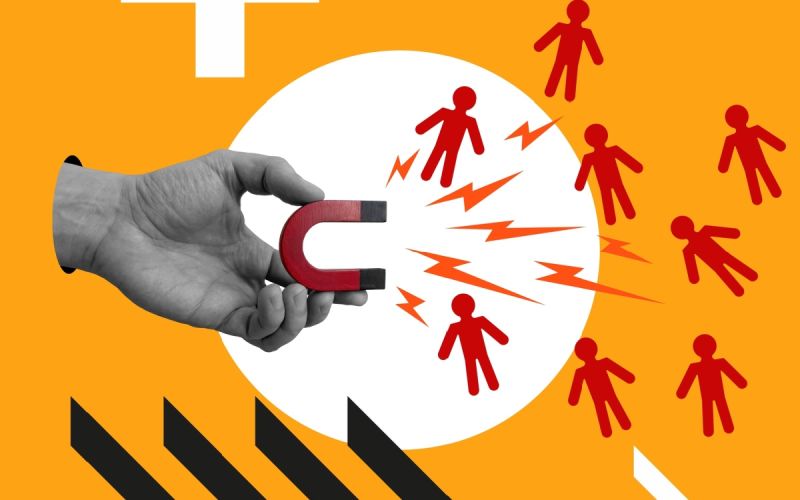 A graphic on attracting customers