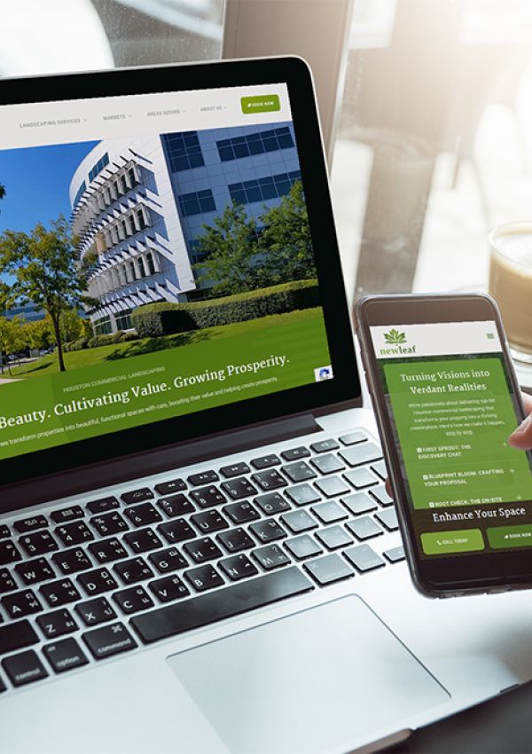 New Leaf Services is a Houston-based commercial landscaping contractor serving property managers, HOA boards, and commercial property owners across the metro area.