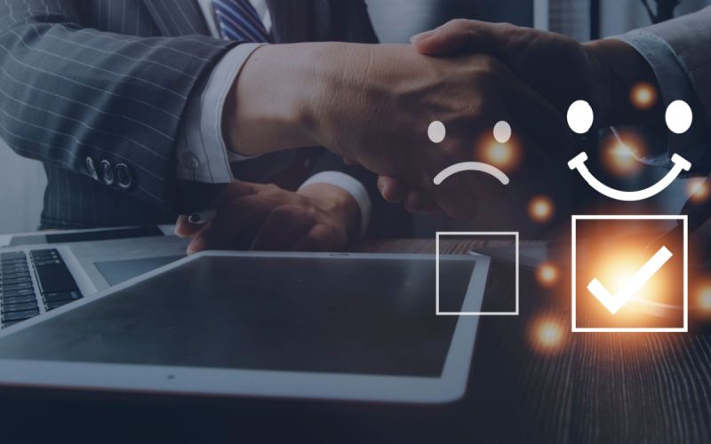 Business owner maintains his online reputation through sound reputation management strategies.