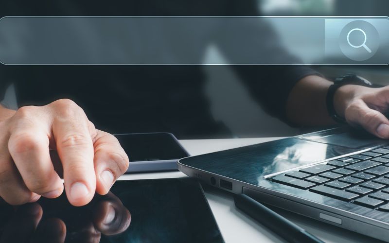 Houston business owner running a search for Google Ads and SEO experts in Houston