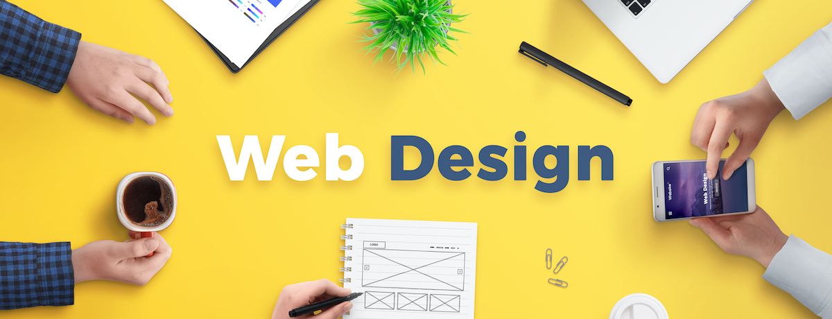 Houston website design team planning custom web design project