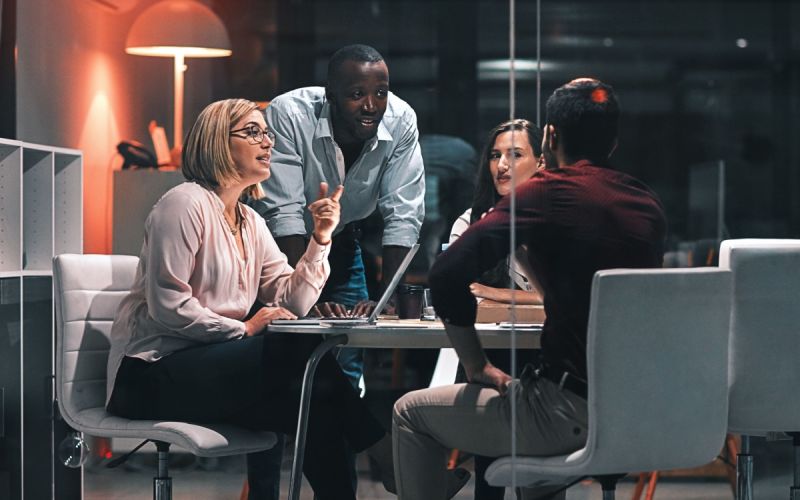 A Houston marketing agency at work