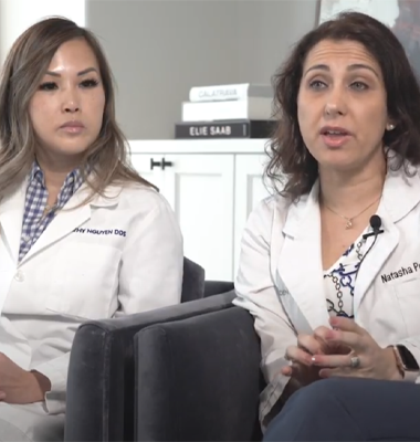 Centra Dental's Dr. Kathy Nguyen and Dr. Natasha Perschke giving positive digital marketing testimonials for INFINI Marketing Centra Dental's Dr. Kathy Nguyen and Dr. Natasha Perschke giving positive digital marketing testimonials for INFINI Marketing
